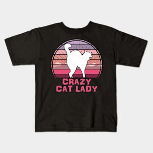 Crazy Cat Lady Kids T-Shirt